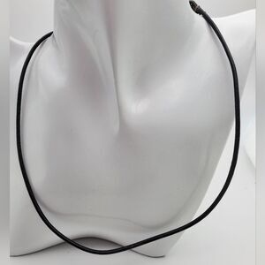 Black simplsitic necklace Gothic 😍‎ N0534